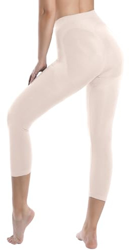 +MD Shapewear Yoga Pant and Sports Leggings for Women Tummy HIPS and Thighs Body Shaper Nude Medium