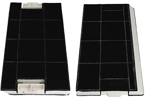 2x Aktivkohlefilter Kohlefilter kompatibel mit Neff Z5144X1 00434229 400x195mm für Dunstabzugshaube