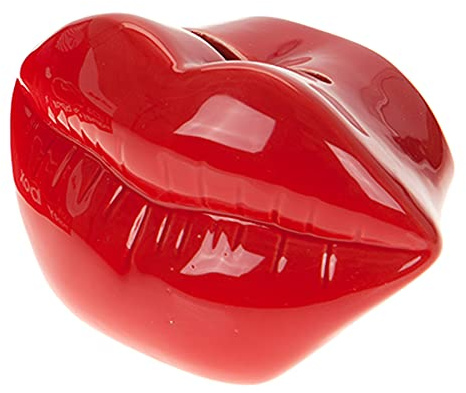 Valentinstagsgeschenk – Spardose in Form einer roten Lippe 9071