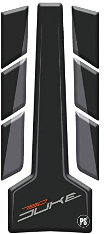 Paraserbatoio.it PARASERBATOIO RESINATO ADESIVO EFFETTO 3D, PER MOTO COMPATIBILE CON KTM Duke 790 v1