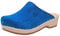 Berkemann Unisex Natur-Toeffler Holzschuh, Royalblau, 40 2/3 EU