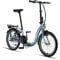 PACTO Seven Klapprad 20 Zoll mit Schnelles Faltsystem (10 Sek), Aluminiumrahmen, Leichtgewicht (14KG), Nexus 3 Gänge, 2 Handbremsen und LED-Licht