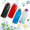 dellyy Bouteille d'eau Pliante, 4 Gourde Souple 700ML, Bouteille Pliable Voyage, Gourde Pliable Voyage pour les Festivals, les Sports, la Randonnée, les Voyages et le Camping