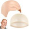 Glatze Perücke,Verdicktes Glatzenkappe,Funny Bald Cap,Latex Kahle Kappe,Perückenkappe Herren Männer Wig,für Halloween-Karnevalskostüme Kinder Erwachsene,mit ein Perückenhaarnetz