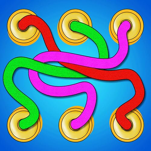 Twisted Knot Rope Tangle Puzzle Sort Color Adventure