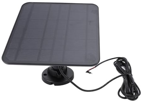 Panneau Solaire 5W pour Ring Doorbell, Chargeur de Panneau Solaire 6V pour Ring Video Doorbell 2/3/3 Plus/4, Battery Video Doorbell Plus, avec Support Ajustable, IP65 Waterproof
