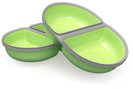 SureFeed Sure Petcare Split Gamelle pour animaux de compagnie avec joint intégré, compatible avec distributeur de nourriture à micropuces Sure Petcare avec couvercle scellé, fonctionne pour l'eau