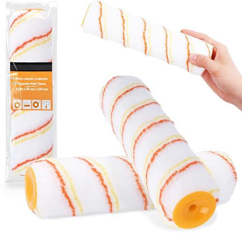 Rouleau Peinture 25 cm Rechange Rouleau Peinture Outil De Peinture Acrylique Pour Mur Mural Plafonds Peinture Murale Pinceau Rouleau Vernis