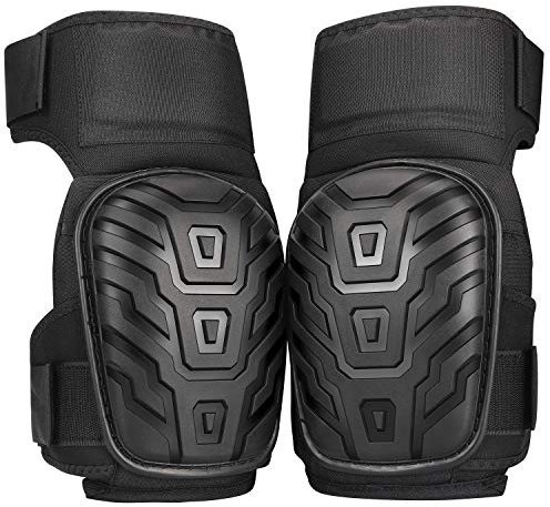 Enmayode Knieschoner für Männer – robuste Garten-Knieschoner mit bequemem Gel und dickem Schaumstoffkissen, verstellbare, rutschfeste Riemen, schützende Knieschoner für Bau, Boden und Reinigung