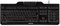 Teclado USB con Lector de Tarjetas Inteligente (DNI) - Color Negro - Ideal para Uso administrativo y gestión de identidades.