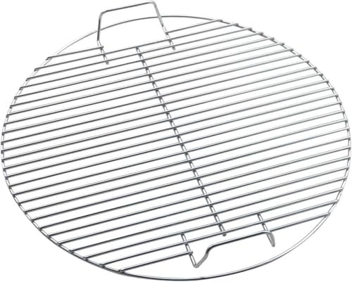 Grille de Barbecue Ronde en Acier Inoxydable - Design Compact - 44-5 cm de diamètre
