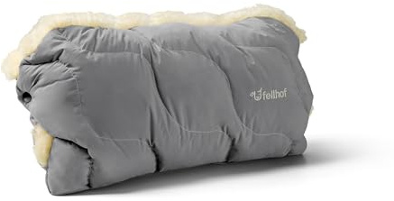 Fellhof WINTERBERG Kinderwagen-Handwärmer Handmuff | Grau