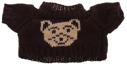 Supvox BäRenpullover Aus Baumwolle FüR Kuscheltier Kleidung Weicher Kapuzenpullover FüR Stofftiere Und PuppenzubehöR Passend FüR GroßE TeddybäRen Und Kuscheltier Pullover