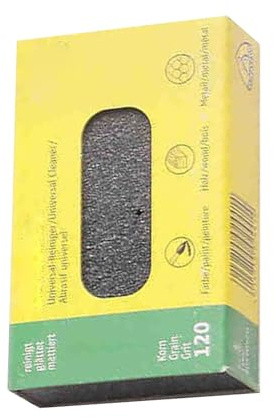 KACCDE Fine Grit Rust Eraser Block 80x50x20mm Smooth Stainless Finish Scratch Removal Polishing Long Lasting for Home Workshop Antislip Handle
