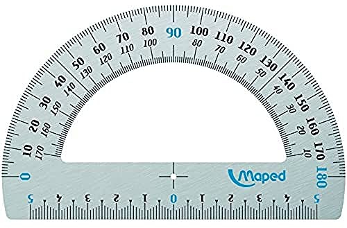 Maped Goniometro 180° 12 cm Aluminio 129200