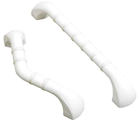 Performance Health Prima Straight Grab Bar 12, White, Slip Resistant Provides Superior Strength, Warm to Touch,Used Anywhere in the Home, Elderly, Disabled, Daily Living Aid, Easy to Attach