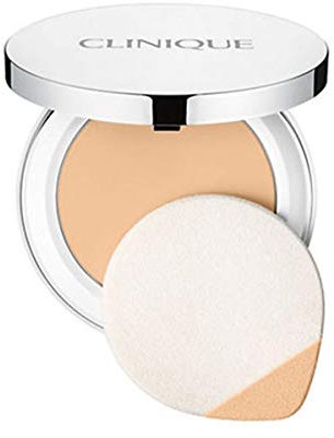 Clinique Beyond Perfecting Powder Lightweight Full Coverage Foundation + Concealer For Dry Combination to Oily Skin Types, Sand, 0.51 Ounce