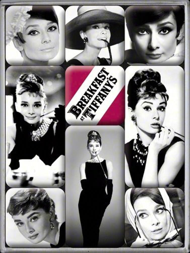 Nostalgic Art Magnet-Set 9-teilig, Audrey, 9 Stück