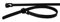 Cable-Tex 100 pack of Releasable Cable Ties Tidy 300 x 8.0mm Black