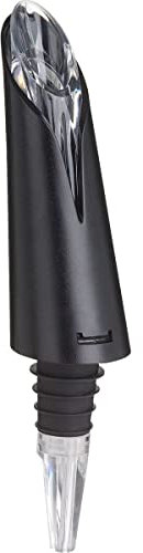 Trudeau 2684451 Verseur Aérateur pour Vin Plastique Noir 8,5 x 4,7 x 19,2 cm