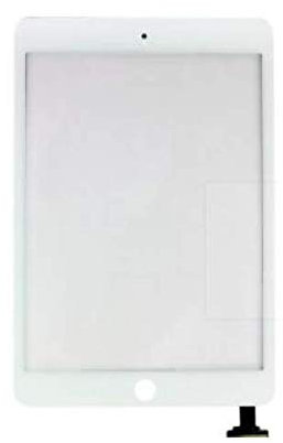 Touchscreen per mini Apple iPad 3 bianco