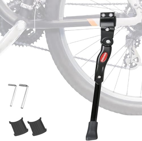 Fahrradständer Fahrradständer für Mountainbike – Ständer für Kinderfahrräder, Fahrradständer für Rennräder, Ständer für Fahrräder – Fahrradseitenständer passend für 22 Zoll, 24 Zoll, 26 Zoll 700C Road
