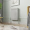 NRG 600 X 425 mm Gloss White Horizontal Cast Iron Radiator Triple Panel