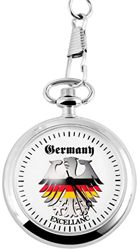 Excellanc Taschen-Uhr mit Kette Unisex Motiv Analog Quarz 4000024 (Deutschland)