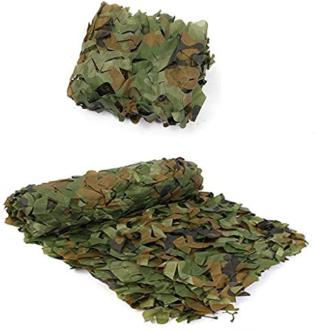 Tarnnetz Camouflage Military Net Sonnenschutz Mesh mit Mesh Netz angebracht klein für militärische Sonnenschutz Camping Shooting Jagd Party Dekoration Jalousien