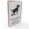 Betriebsausstattung24 Kein Hundeklo Hinweisschild „Sei kein Schwein, pack das Häufchen ein!“ - Hochformat 20,0 x 30,0 cm - Aluminium Verbundplatte