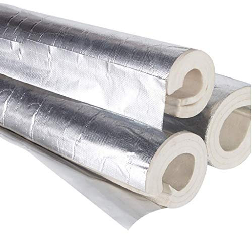 BBGS Aluminium Film Insul-Rohr-Schaum-Halb Split Wasserrohr Frostschutz- Isolierung Sleeve PPR Rohrfittings Isolierung Rohr Sonnenschutz Cotton Rohr (Size : 60mm)