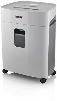 Dahle PaperSAFE 420 Paper Shredder (15 Sheets, Oil-Free, Jam Protection, Cross-Cut, for Home and Office) Grey,54.5 x 44.3 x 27.3cm