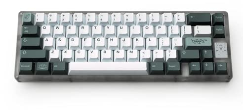 141 Keys PBT Botanical Keycaps Cherry Profile DYE-SUB Suitable for 61/64/68/84/87/96/104/108 Mechanical Gaming Keyboard (Only Keycaps)