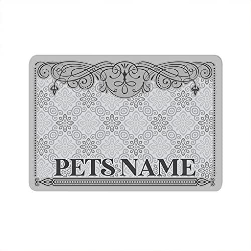 Dog Food Mat, Non-Slip Dogs Bowl Mat, Waterproof Dog Placemat, Feeding Mat for Food and Water - Woofs and Wiggles