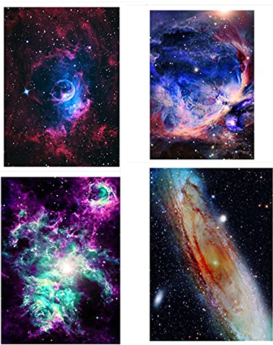 Kits de pintura de diamantes con herramientas, Meecaa Universe Planet DIY 5D Taladro completo Punto de Cruz Diamante Mosaico Arte Artesanías 30x40cm (Universo)
