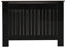 Kingwudo® High Gloss Black Radiator Cover Decorative Cabinet Display Table Storage Shelf Vertical Slat Style Living Room Bedroom 4 Size (M—W111.5 x D19 x H82 cm(Overall Size))