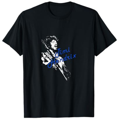 Jimi Hendrix Weiße Silhouette T-Shirt