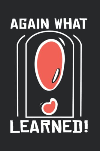 Denglisch: Again what learned!: Notizbuch / Notizheft für Denglish Sprüche A5 (6x9in) liniert mit Linien