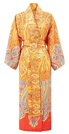 Bassetti RAGUSA Kimono, Baumwolle, Gold, L-XL