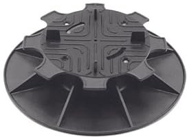 Jardinex Parcela Terraza Losa Ajustable 5-8 cm - Negro