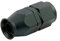 PTFE Alu Fitting AN6 gerade 9/16-18UNF | Schwarz