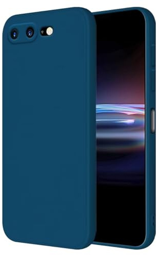 HONLEN Hülle für iPhone 7 Plus/iPhone 8 Plus Schutzhülle Case, (5.5 Inches) Liquid TPU Silicone Handyhülle mit Fallschutz Silikon Cover Saphirblau
