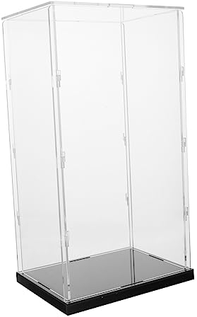 Gogogmee 1 Stück Acryl-Display-Box Vitrine Für Miniaturen Miniatur-Briefkasten Miniatur-Vitrine Miniatur-Halter Spielzeug-Vitrine Spielzeug-Organizer-Boxen Transparente Vitrine