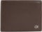 Calvin Klein Herren Geldbeutel Metal Ck Trifold mit RFID, Braun (Dark Brown Slg), Einheitsgröße