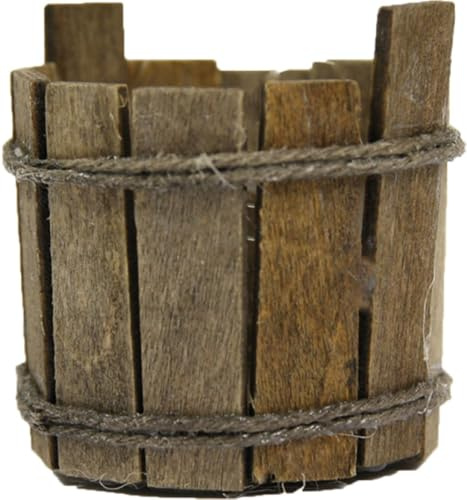 FADEDA Holzzuber/Höhe:3 cm/handbemalt/detailgetreue Krippen Figuren - Weihnachten Tisch Dekoration Krippe Zubehör