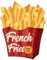 GLOBLELAND „French Fries“ Vintage Metall Blechschild Retro Pommes Pommes Plakette Poster Schild Metallwand Dekorative Blechschilder Für Zuhause Restaurant Café Club Bar Dekoration