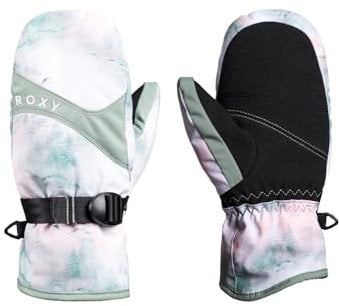 Roxy Jetty Girl MITT Guantes para Clima frío, Sea Pine Mystery Fog, Estándar Niña
