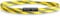 Motti Way Nautical Durable Yellow Rope Cord Cuff Unisex Waterproof Bracelet with Magnetic Clasp for Men & Women, XL Size
