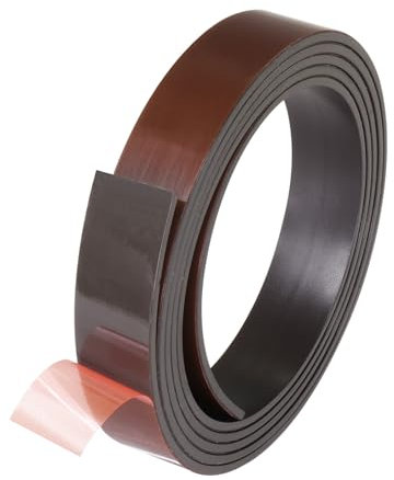 Klebeshop24 MAGNETBAND SELBSTKLEBEND | Abmessungen wählbar / 25,4 x 1,5 mm, 1 m auf Rolle