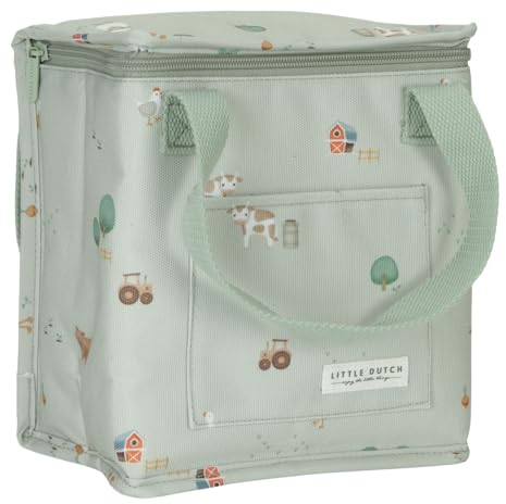 Little Dutch 4946 Kühltasche - Little Farm grün (21,5x20x12 cm)